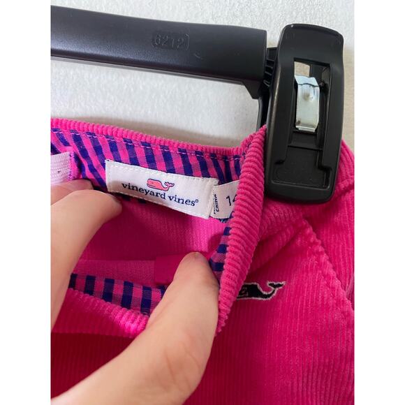 Girl's Vineyard Vines Hot Pink Corduroy Mini Skirt Sz 14 - Picture 3 of 3